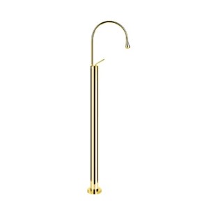 CO FLOOR STANDING BASIN MIXER GOLD