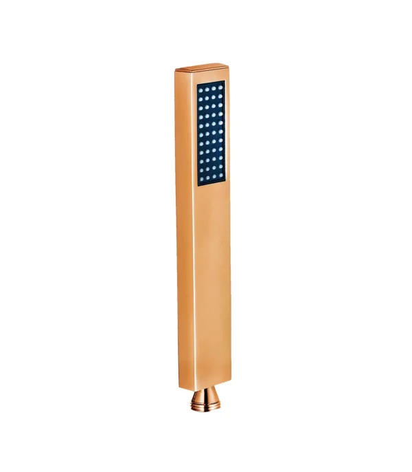 BRASS HAND SHOWER WITH CHAIN SET ROSE GOLD