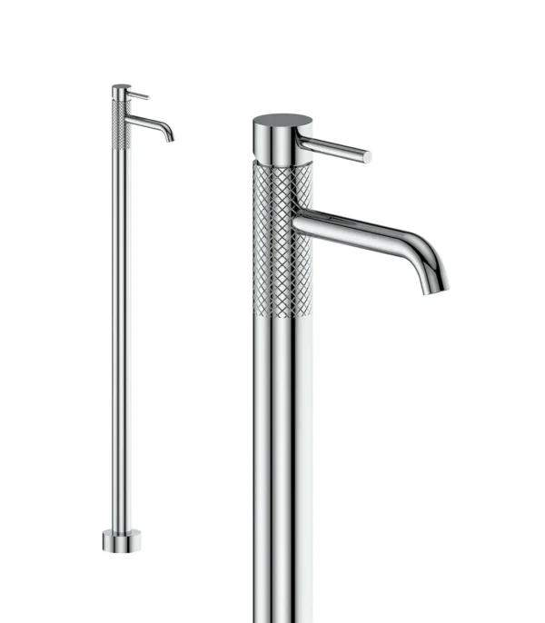 GM FLOOR STANDING BASIN MIXER CHROME