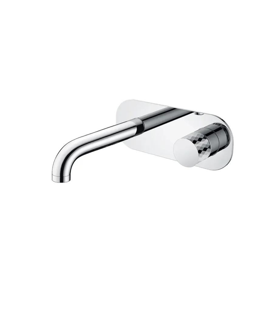 PLZ WALL MOUNTED BASIN MIXER CHROME