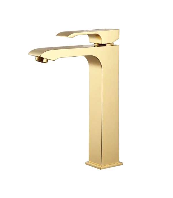 PRM-102-CR LONG BASIN MIXER GOLD