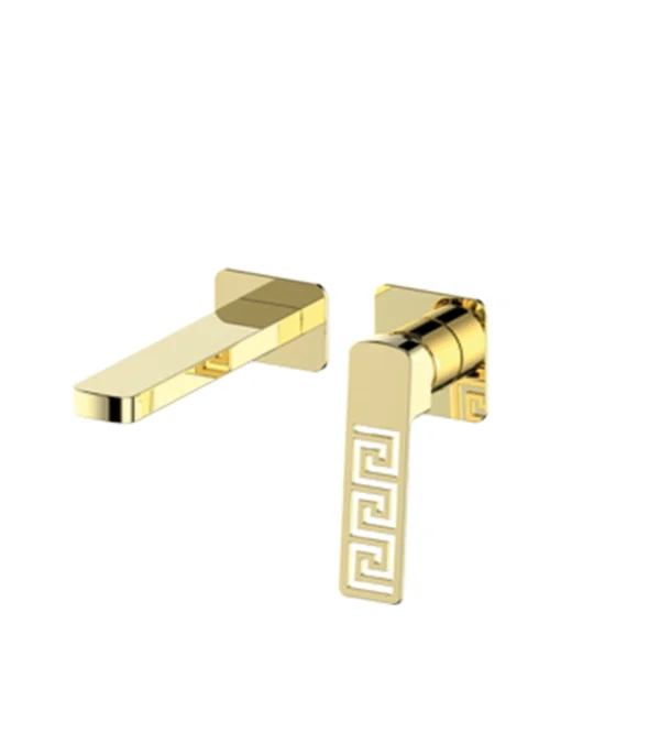 VS WALL MOUNTED BASIN MIXER GOLD