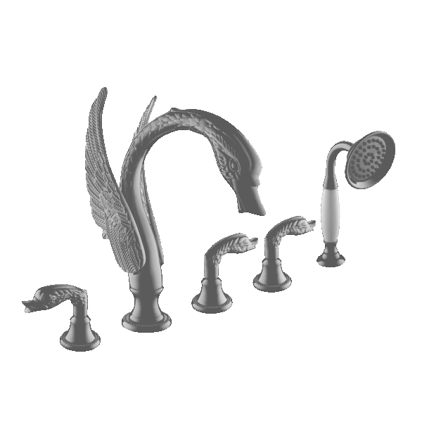 RS-300  Deck Mounted Basin Mixer - Image 3